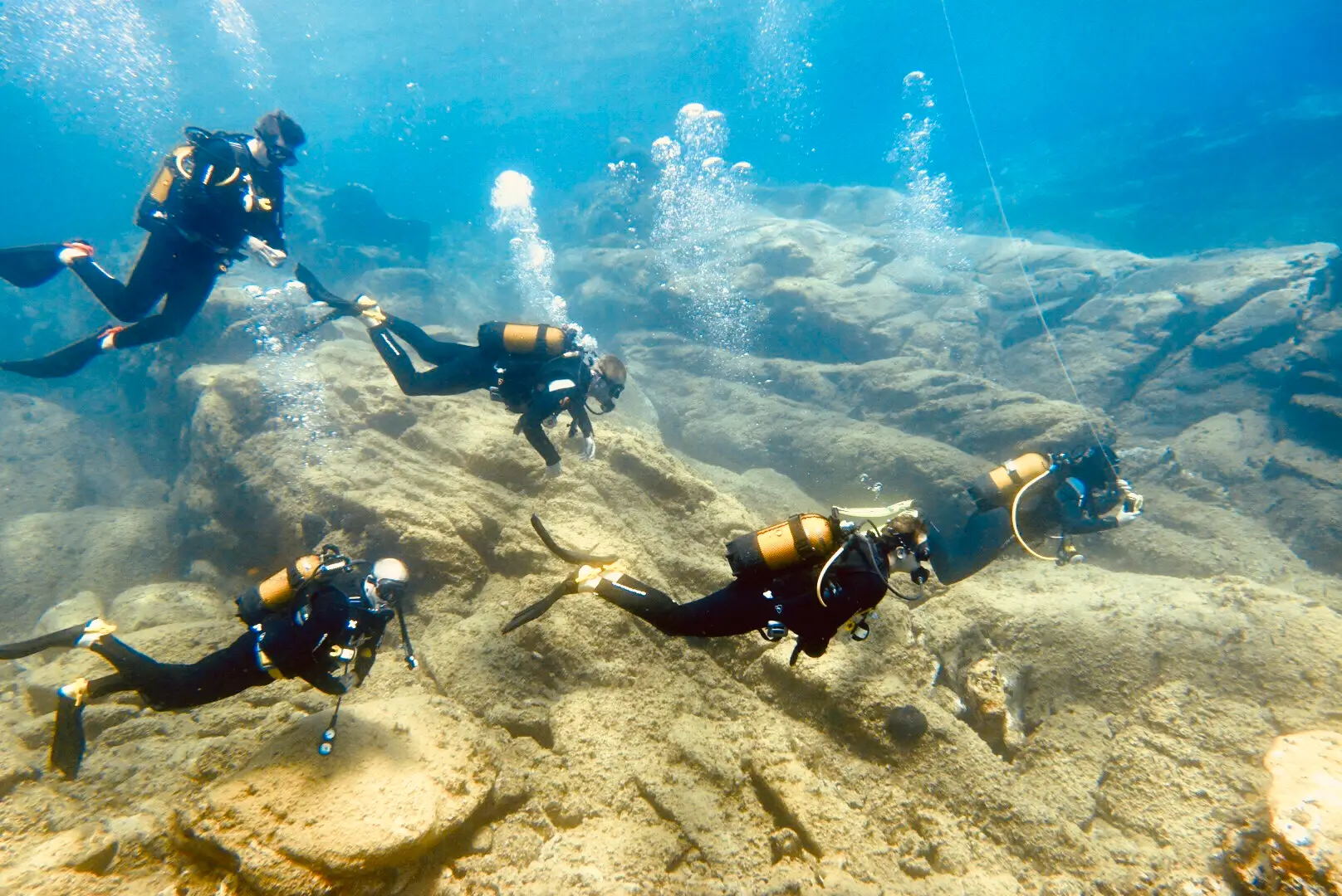 Scuba diving in Cancun's underwater museum